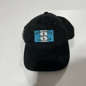 Vintage Jacksonville Jaguars Youth 100% Cotton Hat NFL Black Blue